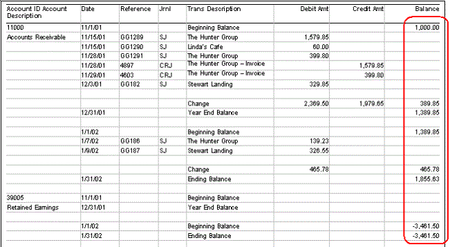 debit credit balance